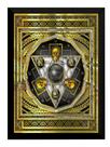 Belissimo Quadro Decorativo Simbolos Maçons 42x29cm