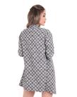 Bellatrix Cardigan De Alfaiataria Em Tecido Plano Xadrez