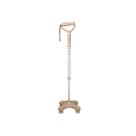 Bengala Alumínio 04 Pontas Apoio Marrom Médio BC1566-MM - Mercur