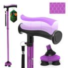 Bengala de caminhada BeneCane Folding Quad Cane para idosos