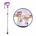 Bengala Dobrável Ergonômica Lilás Ajustável Alumínio Mecur Bengala Dobrável Ergonômica Lilás Ajustável Alumínio Mecur