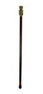 Bengala Madeira Bronze Com Mini Telescópio 90cm Bengala Madeira Bronze Com Mini Telescópio 90cm