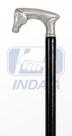 Bengala madeira preto cb alum cavalo p84