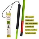 Bengala Para Deficiente Visual Baixa Visão Verde Com Roller
