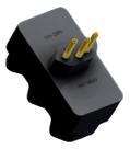 Benjamim front 10a/250v 2p+t pr enc