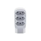 Benjamin Tripolar 4 Saídas 10A Bivolt Branco - Force Line