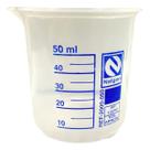 Béquer De Plástico (Polipropileno) Graduado Autoclavável 50ml - Nalgon