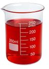 Béquer de Vidro Forma Baixa Graduado 250 mL para preparo, mistura e aquecimento de soluções