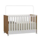 Berço 2 em 1 Americano Mini Cama Doce Sonho Para Quarto De Bebê Com Rodízios E Grade Removível