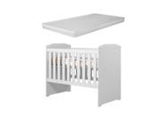 Berço 3 em 1 Com Regulagem de Altura + Mosquiteiro 100% Mdf- Carinho + Colchão incluso - Tigus Baby