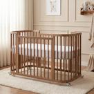 Berço 3 em 1 Multifuncional em Madeira Maciça Sleep Natural