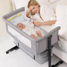 Berço 3 em 1 Semphis com Cama Rocking Cinza para Bebê