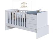Berço 4 em 1 Branco Moveis Peroba Confort Multi