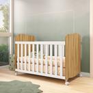 Berço Americano 100% MDF com Rodízios Mimo Espresso Móveis