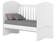 Berço Americano 3 em 1 Bebê Mini Cama Infantil Bala Menta Multifuncional com Suporte para Mosquiteiro
