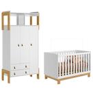 Berço Americano 4315 Mini Cama Q Encanto Slim e Guarda Roupa Fantasia 4375 Branco Acetinado Qmovi Berço Americano 4315 Mini Cama Q Encanto Slim e Guarda Roupa Fantasia 4375 Branco Acetinado Qmovi