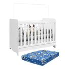 Berço Americano Ben 3 em 1 com Colchão Baby Physical - Móveis Peroba