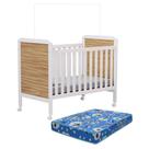 Berço Americano Cloe 2 em 1 com Colchão Baby Physical - Móveis Peroba