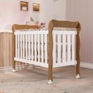 Berço Americano Marquesa 3 em 1 Mini Cama Mini Sofá Lila MDF