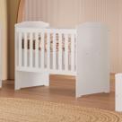 Berço Americano, Multifuncional 3 em 1 para Colchão 130x70cm, com Grade, Selo INMETRO, Segurança, Vida útil prolongada, Berço Infantil