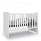 Berço Americano New Baby Com Rodizio Batrol Branco