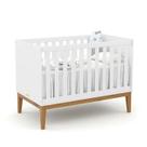 Berço Americano Unique Matic Laqueado Branco SoftEco Wood