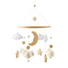 Berço Baby Mobile Ikubigu Montessori Mobile Bege Neutro