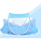 Berço Bebê Portátil Tenda Mosquiteiro Cama 3 Peças Menino Azul - GT6028-BL Lorben