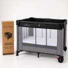 Berço Cercado Portátil Para Bebê Infinity Premium Baby Cinza Berço Cercado Portátil Para Bebê Infinity Premium Baby Cinza