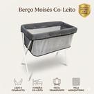 Berço CoLeito Portátil Bebê até 9kg com Mosquiteiro Dobrável e Fixação na Cama