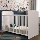 Berço Com Colchão Incluso Ana Lívia Mp0515c Branco