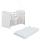 Berço com Colchão Incluso Multimóveis Olaf Plus FG2949 Branco