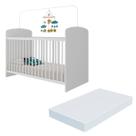 Berço com Colchão Incluso Sonho Multimóveis BB0515C