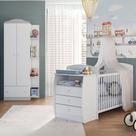 Berço CômodaColchão Incluso E Guarda-roupa Multimóveis