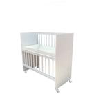 Berço Conforto Premium C/Rodizios e Grade Ajustável - Anjo de Casa