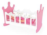 Berço De Balanço Para Bonecas Princesas Brinquedo Mdf - 416 Junges