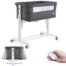 Berço de balanço VaVasoo Automatic Bedside Sleeper cinza
