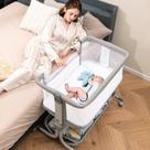 Berço de Bebê INFANS 3 em 1 com Colchão - Cinza