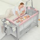 Berço de cabeceira BabyBond com trocador e celular