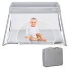 Berço de Viagem BABY JOY 2 em 1 - Com Zíper Lateral e Colchão Lavável