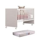 Berço Doce Sonho 3540 Branco Brilho Com Colchão Gazin Qmovi
