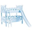 Berco duplo beliche boneca escorregador infantil bebe bicama