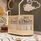 Berço Evolutivo Redondo Mini Cama 3 em 1 Encanto
