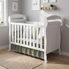 Berço Infantil Americano Danny 2 Em 1 Flex Vira Sofazinho Branco Fosco Para Quarto Bebe - Reller