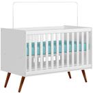 Berço Infantil Mini Cama Mdp/mdf Magia Branco Acetinado