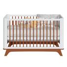 Berço Infantil Sambalele Divicar Branco Acetinado/Mel Berço Infantil Sambalele Divicar Branco Acetinado/Mel