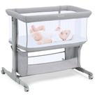 Berço Lateral Ezebaby com Rodas e Espaço para Armazenamento