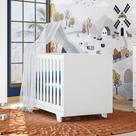 Berço Mini Cama 100% MDF com Colchão Life Berço Mini Cama 100% MDF com Colchão Life