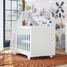 Berço Mini Cama 100% MDF Life Branco