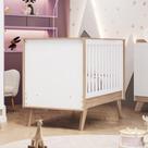Berço Mini Cama 3 Em 1 Confete Henn Branco Com Jequitibá Hp